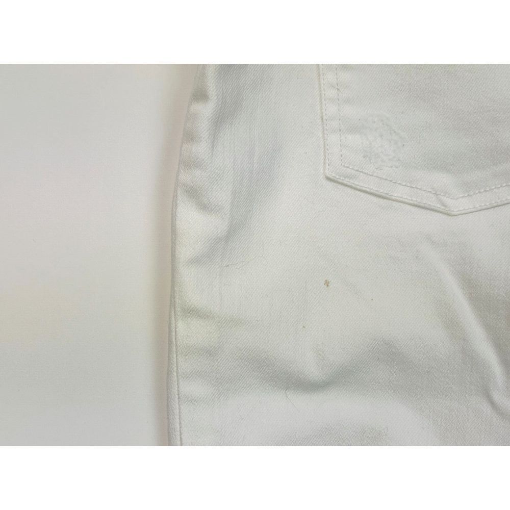 Spanx 20229 Distressed Skinny Jean Women M Tummy Control Stretch High Rise White - Picture 9 of 16